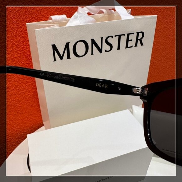 Gentle Monster Dear Square Sunglasses - Black, Like New!